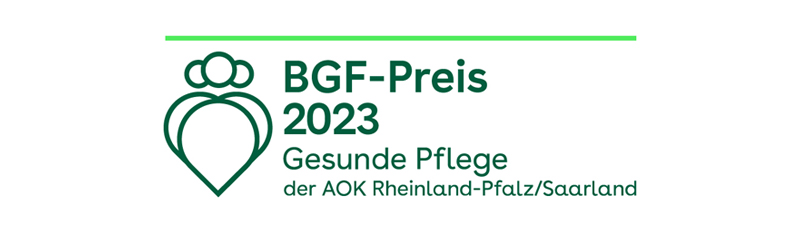 BGF-Preis Gesunde Pflege 2023