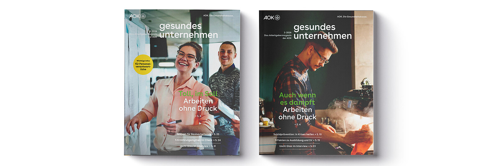Die Cover der neuen gu-Magazine, Ausgabe 3-2026