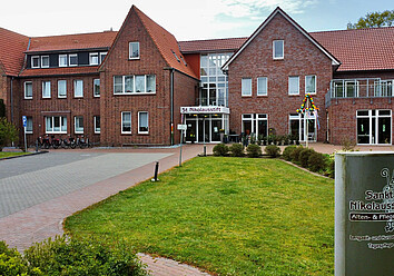 St. Nikoausstift in Rhede Ansicht des Alten- und Pflegeheims in Rhede
