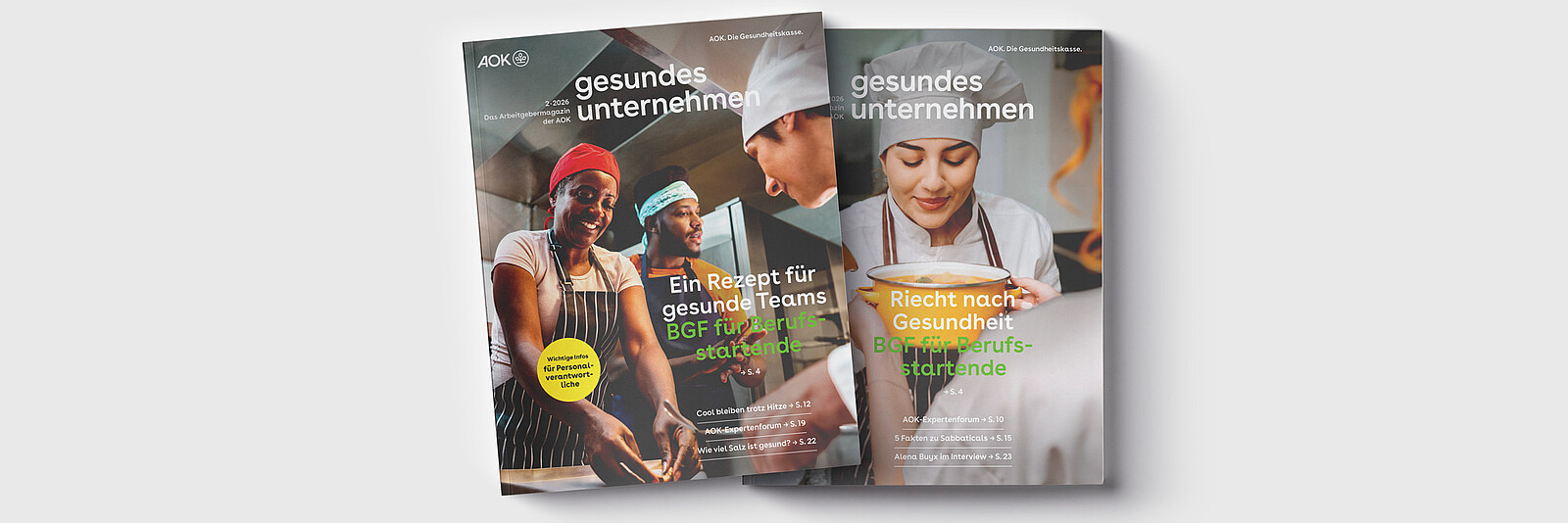 Die Cover der neuen gu-Magazine, Ausgabe 2-2026