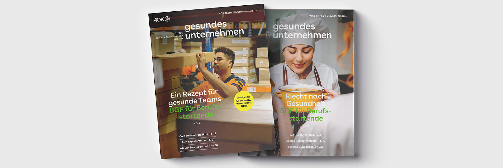 Die Cover der neuen gu-Magazine, Ausgabe 2-2026