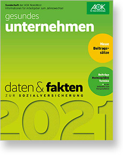 Spezialausgabe daten & fakten 2021 Cover Spezialausgabe daten & fakten 2021