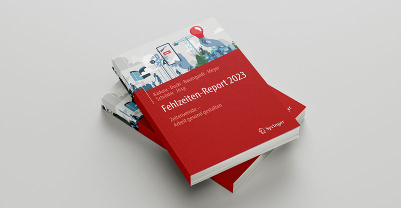Cover des Fehlzeiten-Reports 2023 