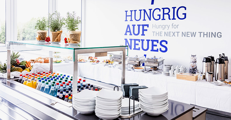PI Ceramic Betriebskantine mit Buffet