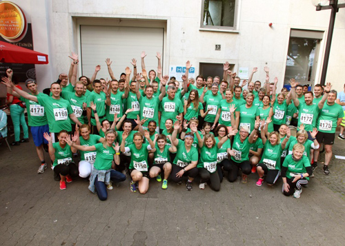 Team zum Firmenlauf 2015