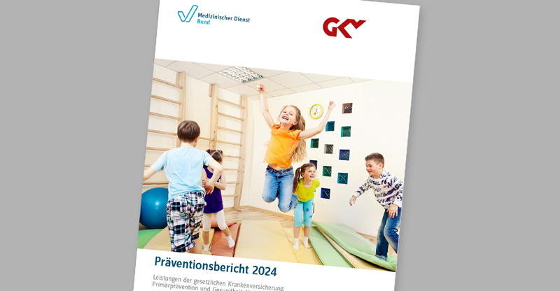Präventionsbericht 2024 Titelblatt des Präventionsberichts 2024