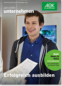 Broschüre Erfolgreich ausbilden Cover der Broschüre Erfolgreich ausbilden