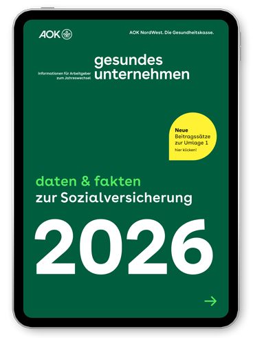 Spezialausgabe daten & fakten 2026 der AOK NordWest