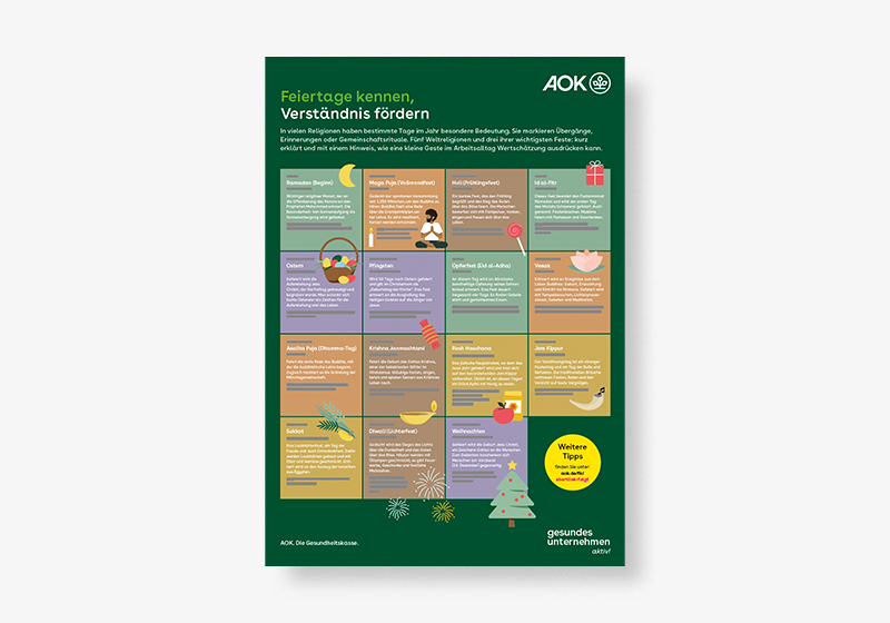 Feiertage kennen BGF-Poster 01/2026 Feiertage kennen