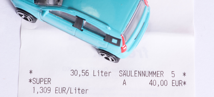 Nettolohnoptimierung nur bei zusätzlichen Leistungen Eine Tankquittung und ein Auto
