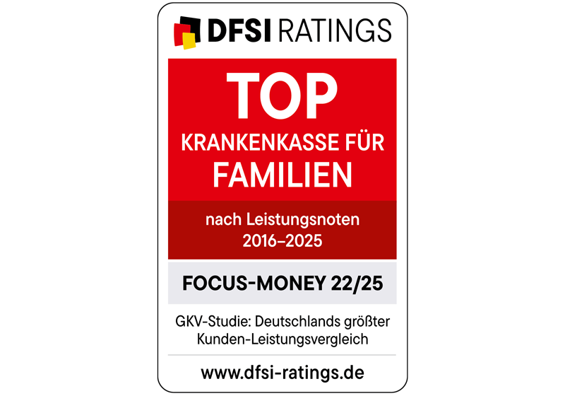 Auszeichnung für die AOK Hessen DFSI-Siegel: Top Krankenkasse für Familien