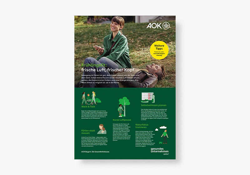 Frühlingsfit: frische Luft, frischer Kopf