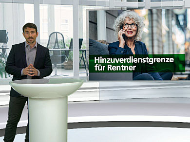 Punktgenau! - Hinzuverdienstgrenze für Rentner Moderator im Studio