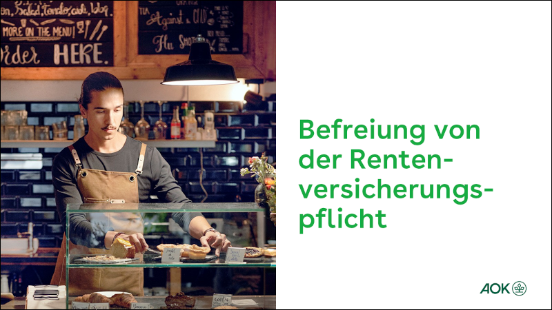 Thumbnail Befreiung von der Rentenversicherungspflicht Thumbnail Befreiung von der Rentenversicherungspflicht