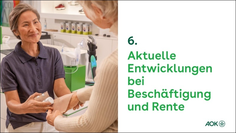 Thumbnail Aktuelle Entwicklungen bei Beschäftigung und Rente