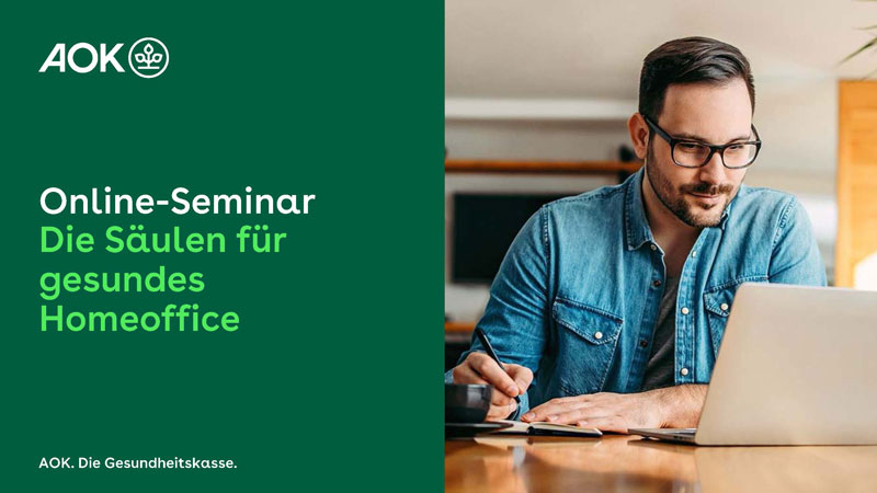 Thumbnail Online-Seminar Gesundes Homeoffice