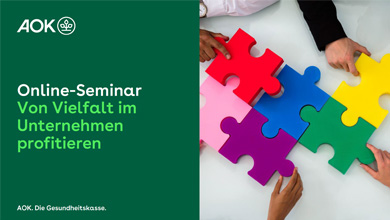 Titelbild Seminar "Von Vielfalt im Unternehmen profitieren"