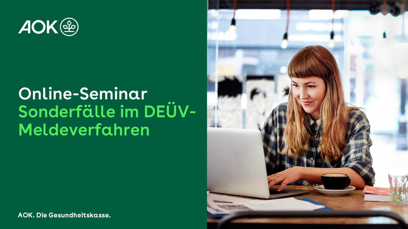 Thumbnail Online-Seminar Sonderfälle im DEÜV-Meldeverfahren