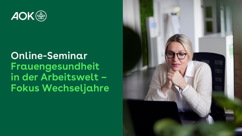 Thumbnail Online-Seminar Frauengesundheit in der Arbeitswelt – Fokus Wechseljahre 