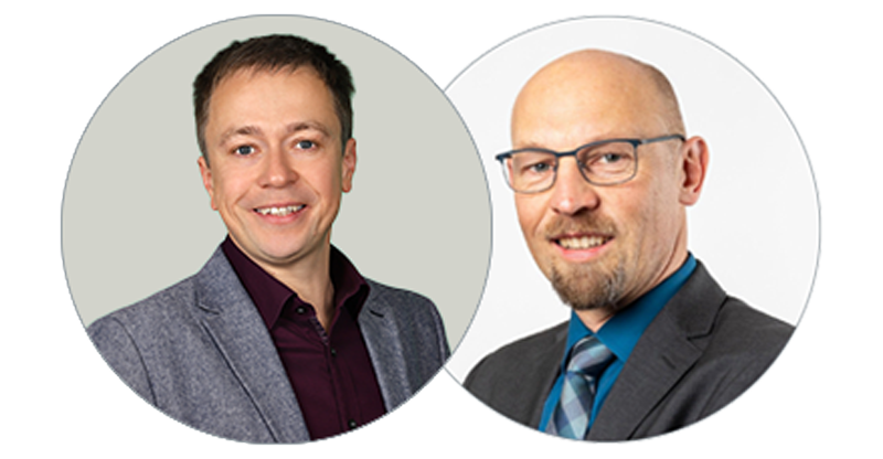 Portrait Klaus Herrmann (rechts) und Markus Renner (links)