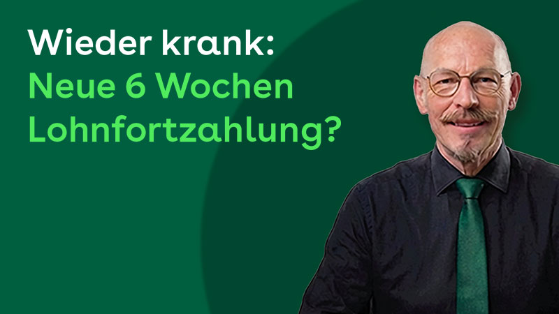 Entgeltfortzahlung bei wiederholten Erkrankungen Zu sehen ist der Avatar von Klaus Herrmann