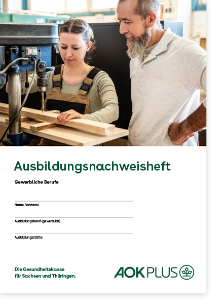 Ausbildungsnachweisheft: Deckblatt für Ausbildungsnachweisheft für gewerbliche Berufe Ausbildungsnachweisheft: Deckblatt für Ausbildungsnachweisheft für gewerbliche Berufe