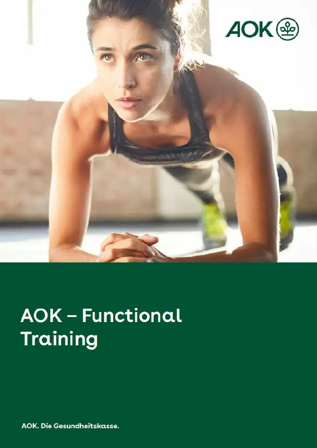 Titelseite Kursbroschüre AOK – Functional Fitness
