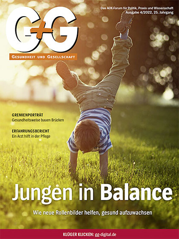 G+G-Gesundheit und Gesellschaft (Cover Ausgabe 04/2022)