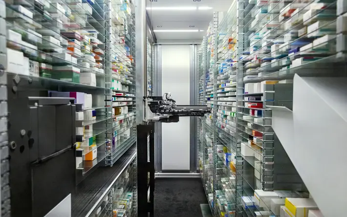 Warenlager eine Apotheke