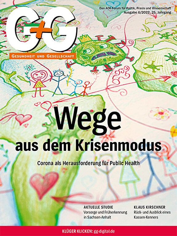 G+G-Gesundheit und Gesellschaft (Cover Ausgabe 06/2022)