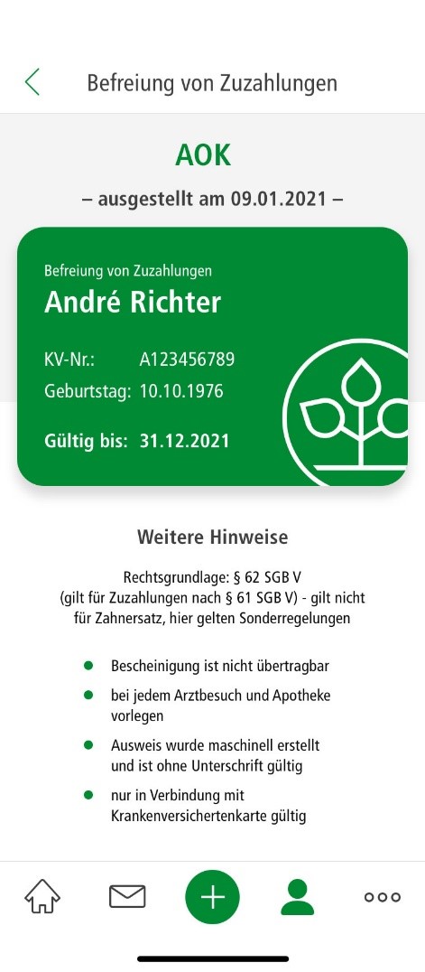 AOK führt digitalen Nachweis für Zuzahlungsbefreiung ein: AOK Gesundheitspartner