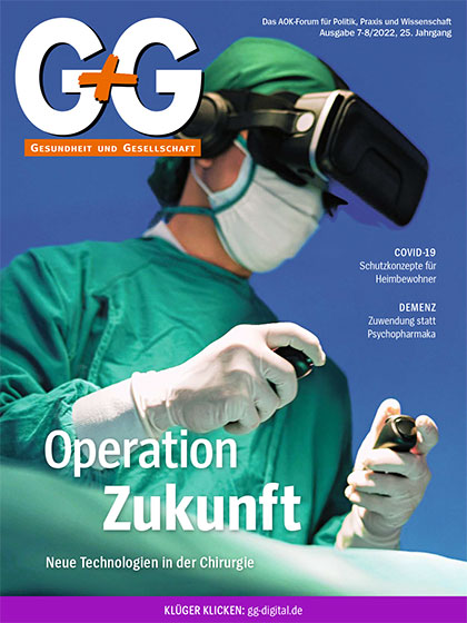 G+G-Gesundheit und Gesellschaft (Cover Ausgabe 07/2022)