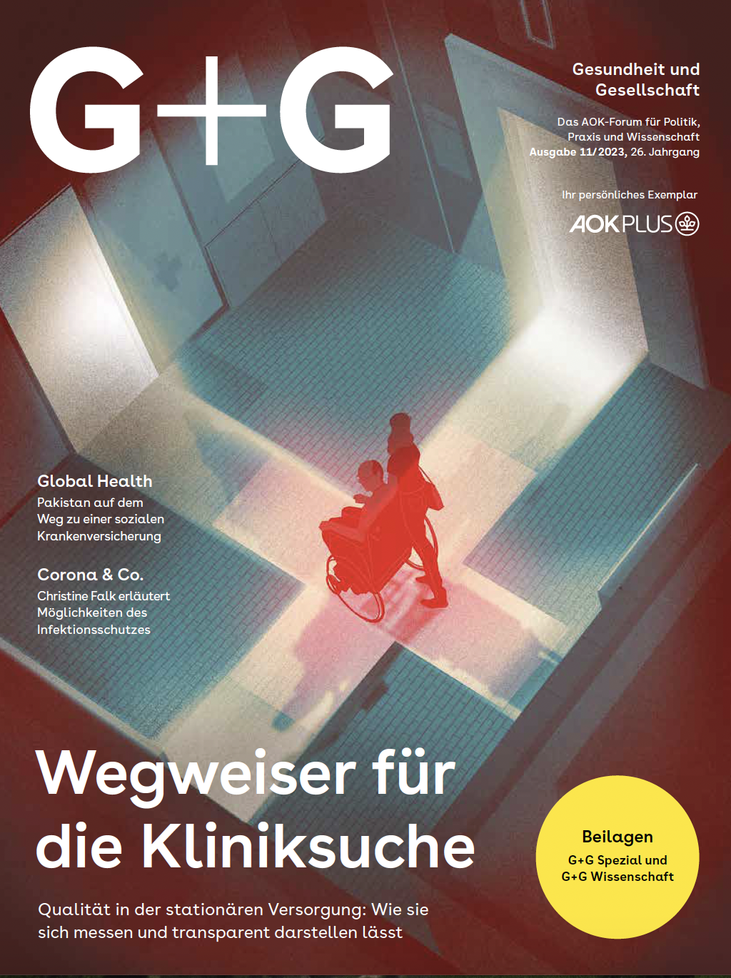 G+G-Gesundheit und Gesellschaft (Cover Ausgabe 11/2023)