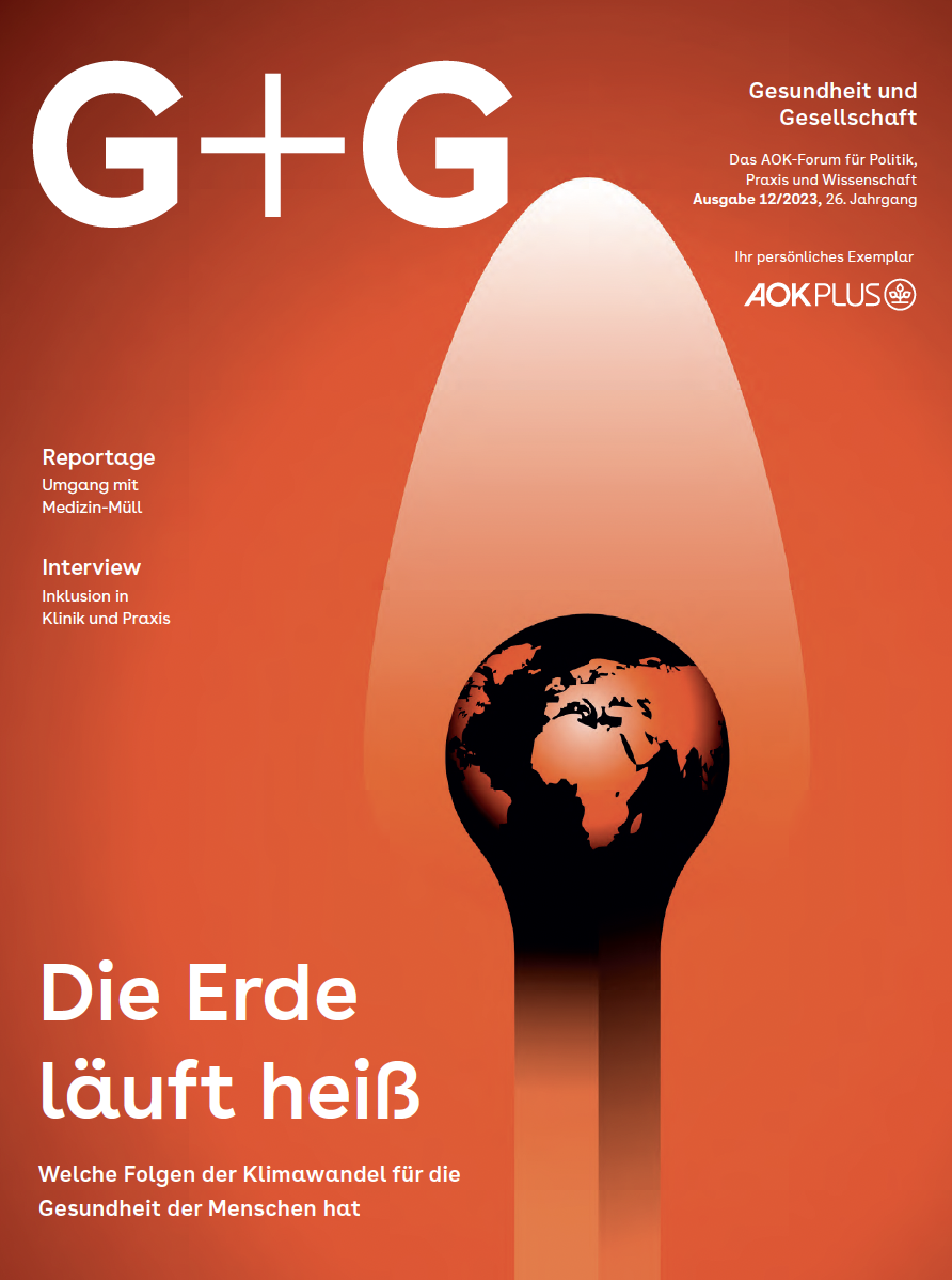G+G-Gesundheit und Gesellschaft (Cover Ausgabe 11/2023)