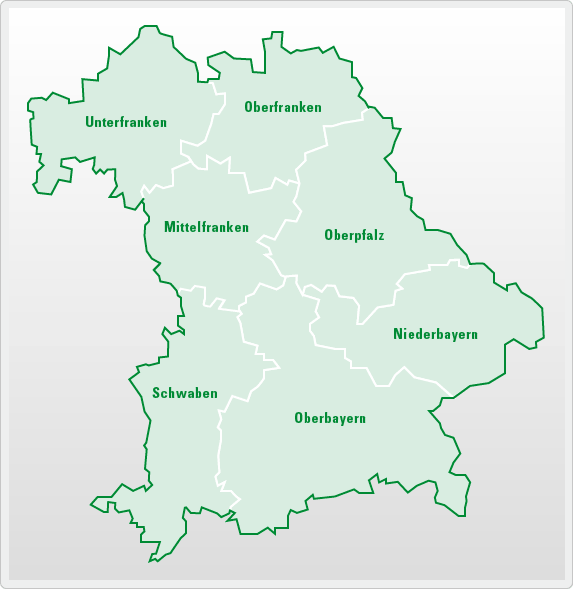 Regionalkarte Bayern