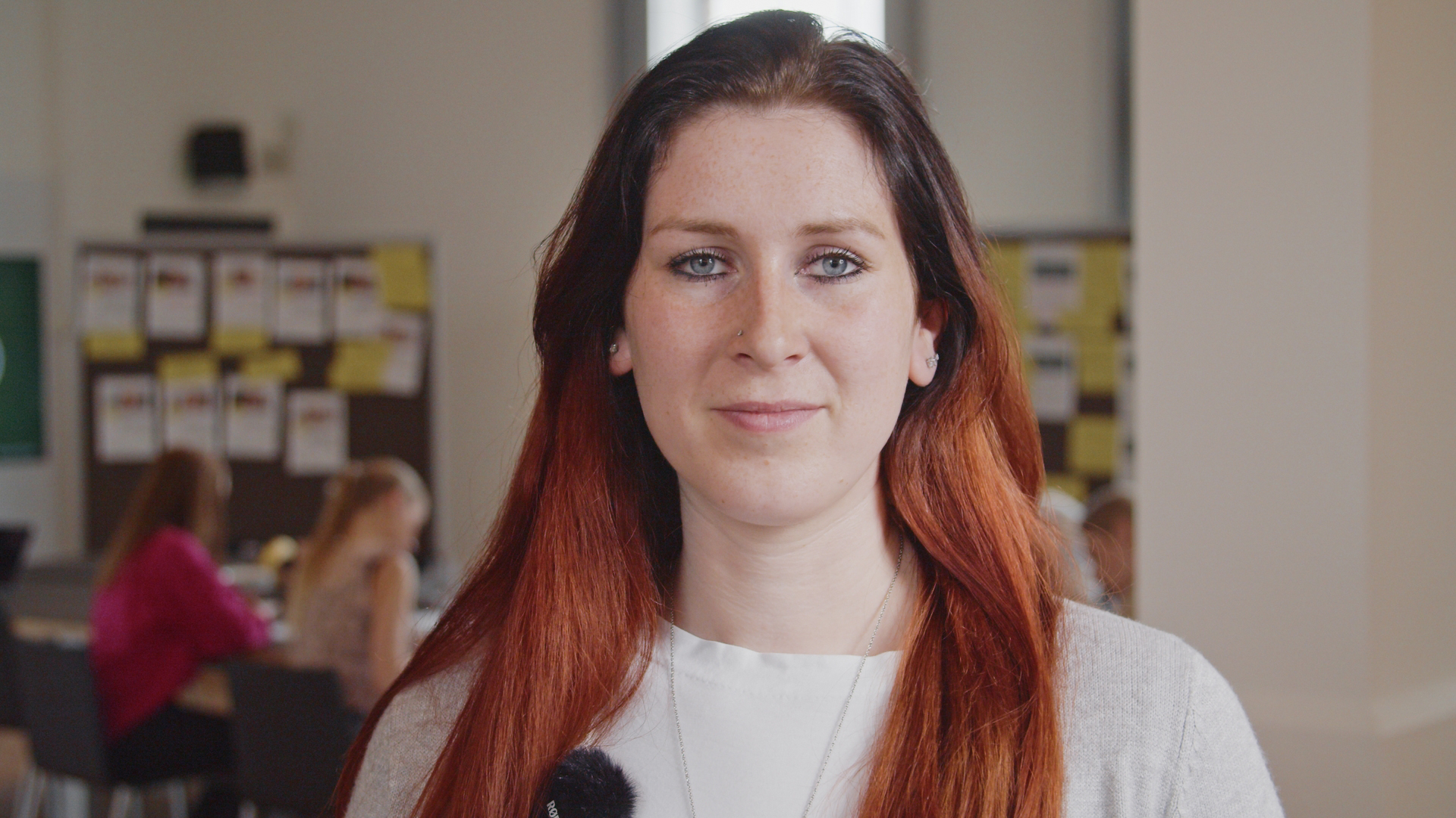 Porträtfoto der Quereinsteigerin (MFA) Michelle.