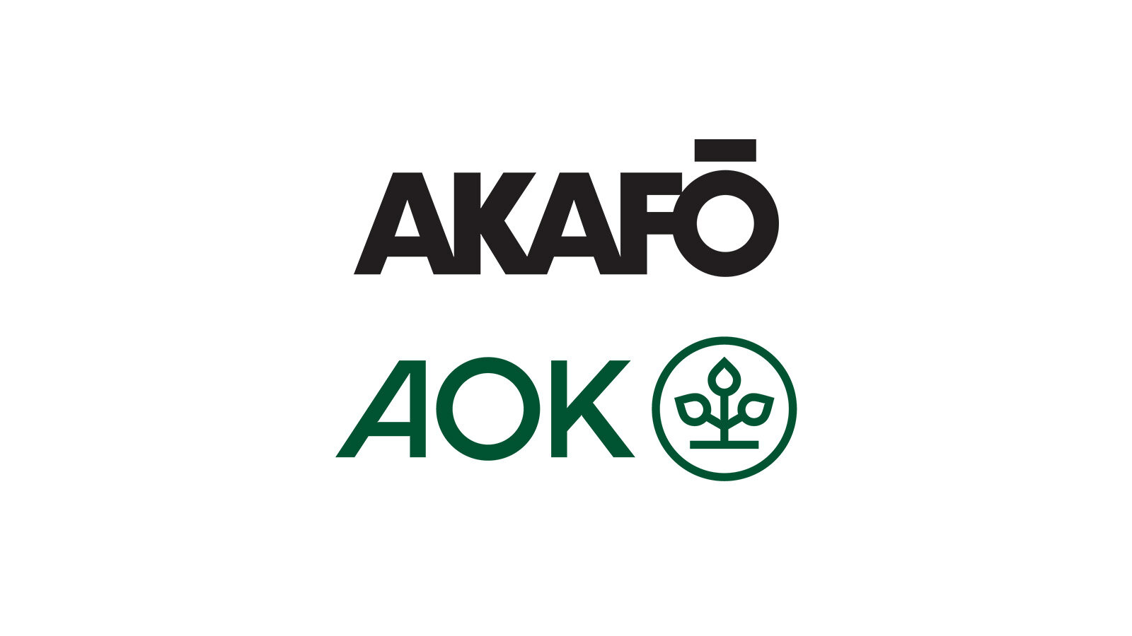 Logos der AKAFÖ und der AOK