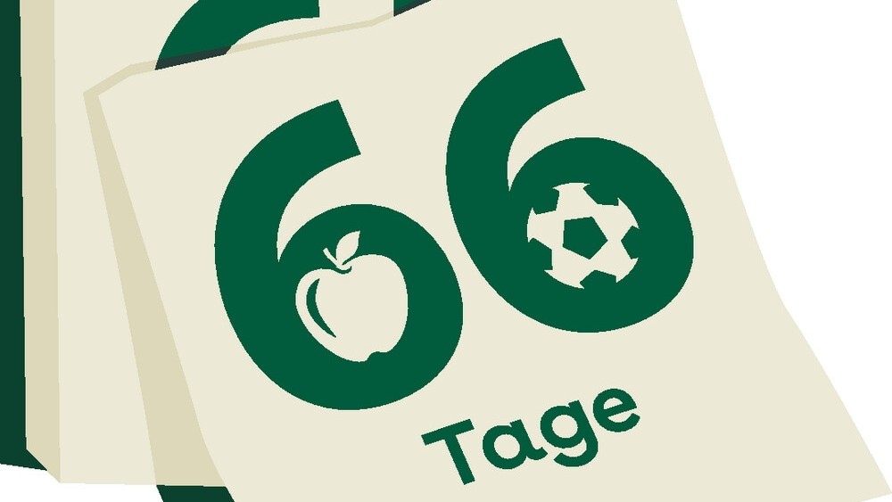 ​Keyvisual der 66-Tage-Challenge. Quelle: AOK-Bundesverband, 2025