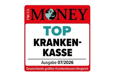 Siegel Focus Money Top Krankenkasse