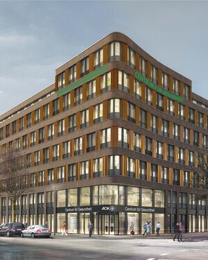 Fassade Gebäude Centrum für Gesundheit