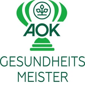 Das Logo von AOK Gesundheitsmeister