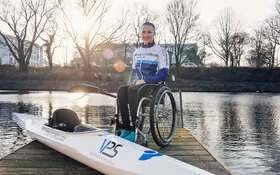 Paralympische Goldmedaillen-Gewinnerin Edina Müller