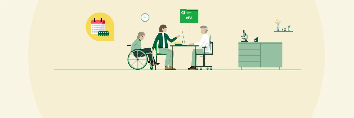 Der ePA-Ratgeber der AOK informiert Sie über die Vorteile der elektronischen Patientenakte für pflegende Angehörige.