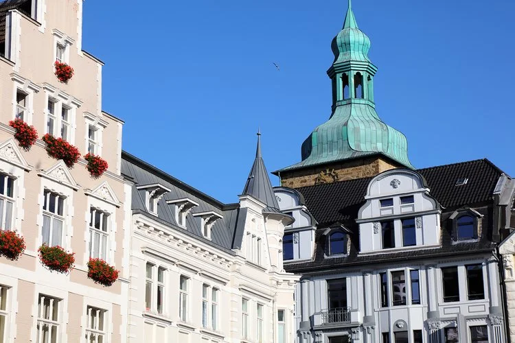Markt square in Recklinghausen, Germany