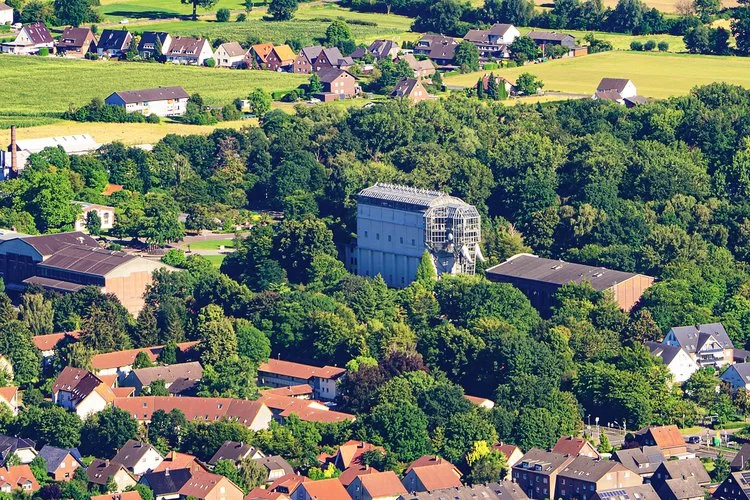 Luftaufnahme des Maximilianparks Hamm in Westfalen