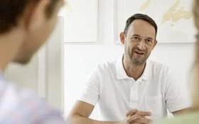 Arzt im Gespräch