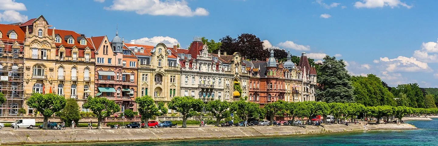 Blick auf das Konstanz-Ufer, Baden-Württemberg