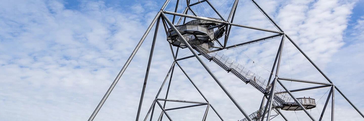 Tetraeder auf dem ehemaligen Bergwerk Müllkippe in Bottrop