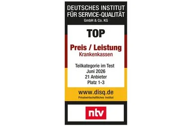 TOP Preis-Leistung DISQ DEUTSCHES INSTITUT FÜR SERVICE-QUALITÄT