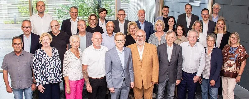 Der Verwaltungsrat der AOK NordWest anlässlich seiner konstituierenden Sitzung am 10. Oktober 2017 in Dortmund.